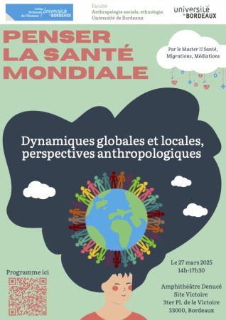 Colloque santé mondiale organisé par le Master 2 Santé, Migrations, Médiations